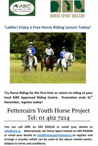 FREE RIDING LESSON FOR LADIES